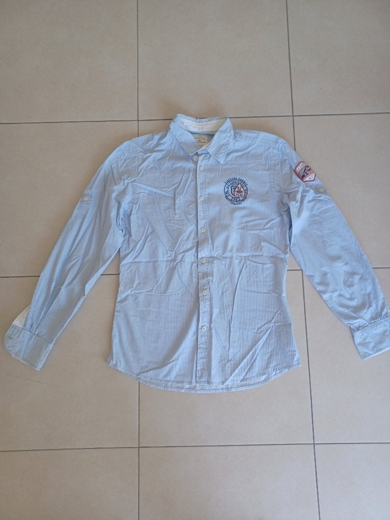 hemd Tom Tailor maat medium, Ophalen of Verzenden, Blauw, Tom Tailor