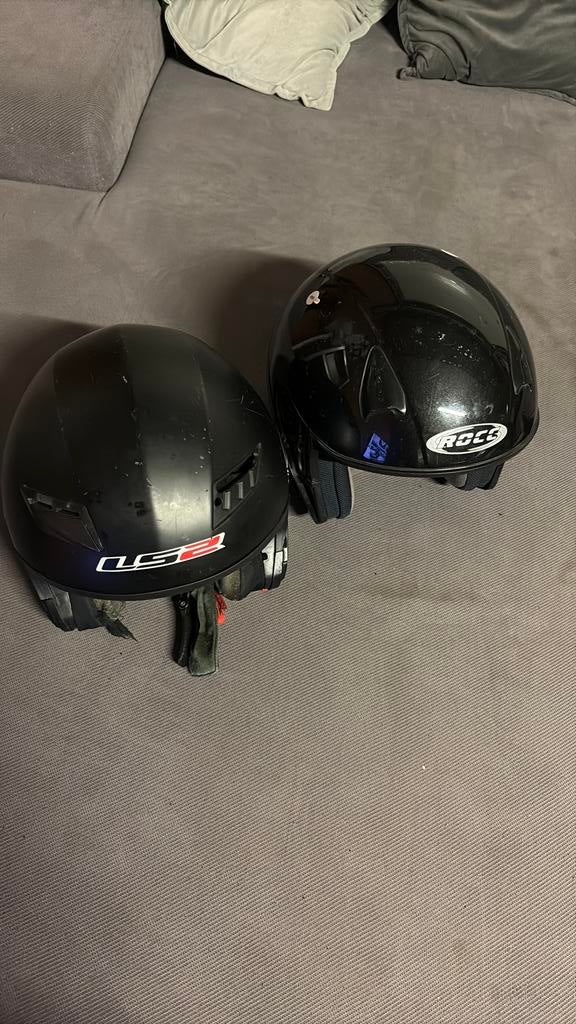 2 scooter helmen, Ophalen, Zo goed als nieuw