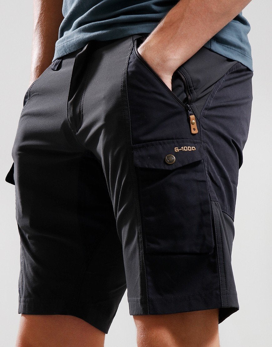 Fjallraven abisko short black/dark grey maat 50, Ophalen, Zo goed als nieuw, Maat 48/50 (M)