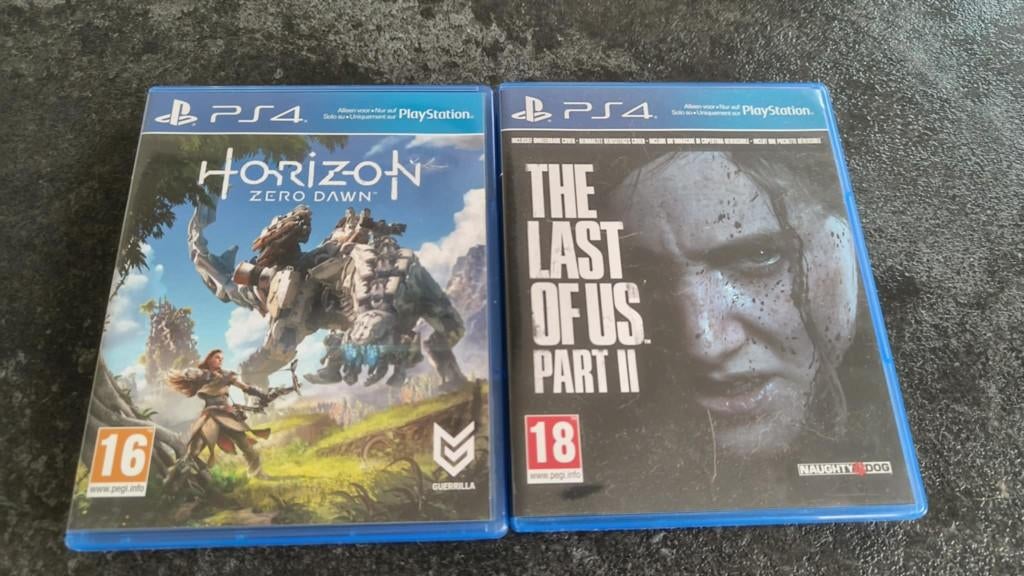 The last of us 2 & Horizon Forbidden West Ps4 / Ps5, Ophalen, Zo goed als nieuw