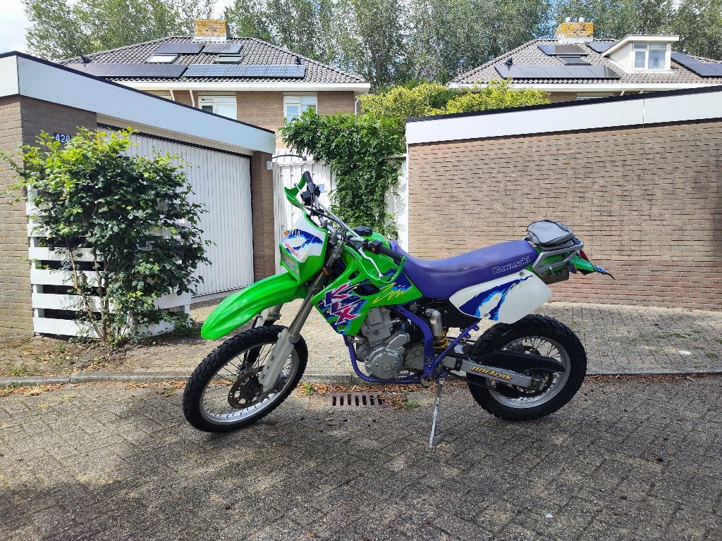 Prachtige Originele Kawasaki KLX 650C met elektrische start, Motoren, Motoren | Kawasaki, Sportuitlaat, Motorrijbewijs A, Gebruikt