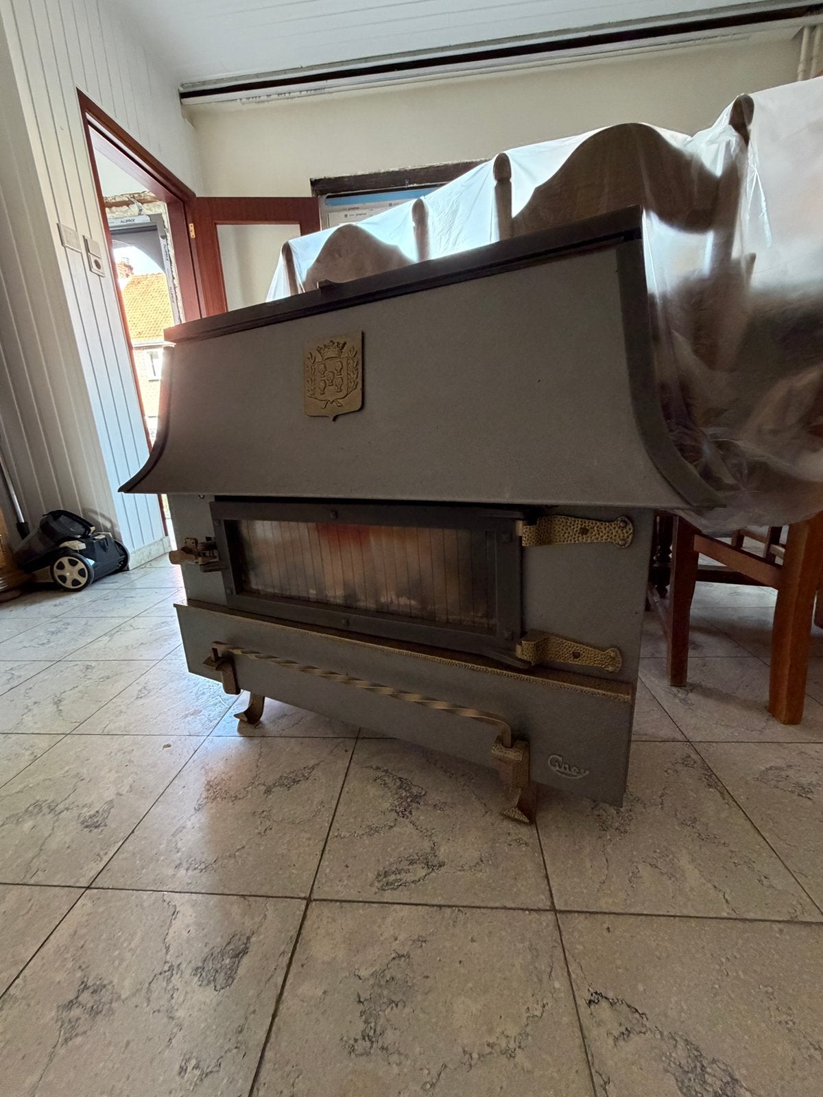 kolen kachel, Huis en Inrichting, Kachels, Ophalen, Gebruikt, Overige brandstoffen, Vrijstaand