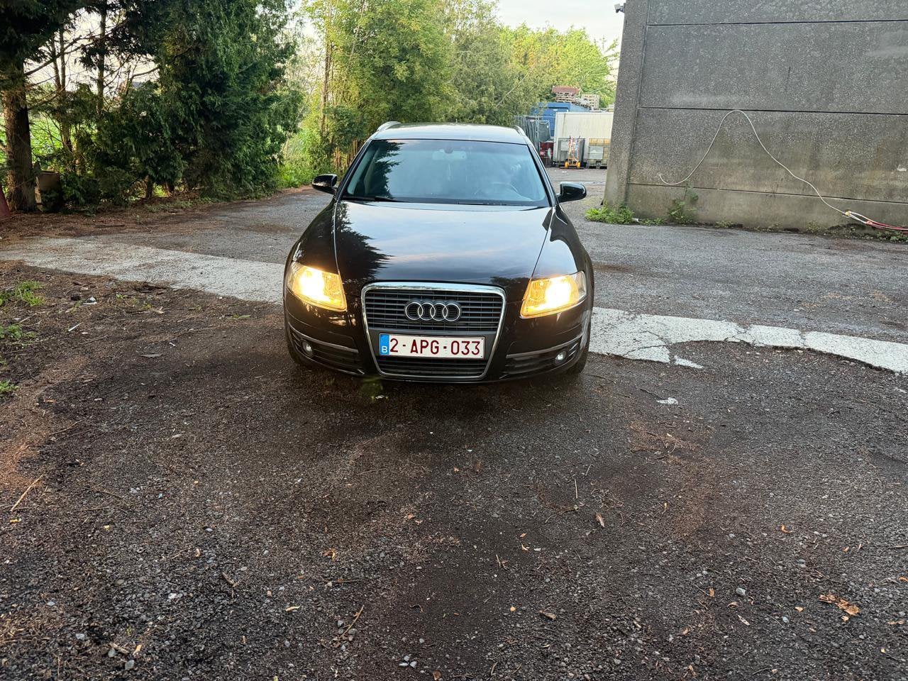 Audi A6, Auto's, 4 cilinders, 1650 kg, Zwart, Leder