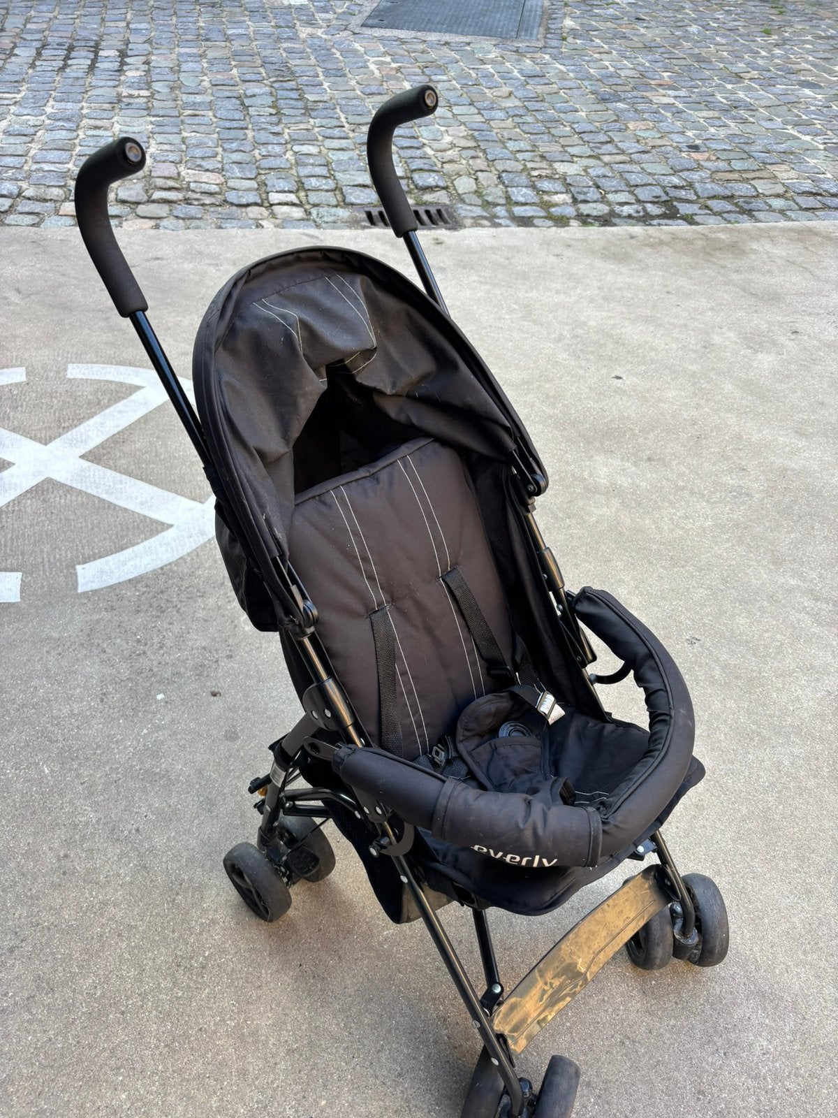 Kinderwagen met wandelstok, Kinderen en Baby's, Ophalen, Gebruikt