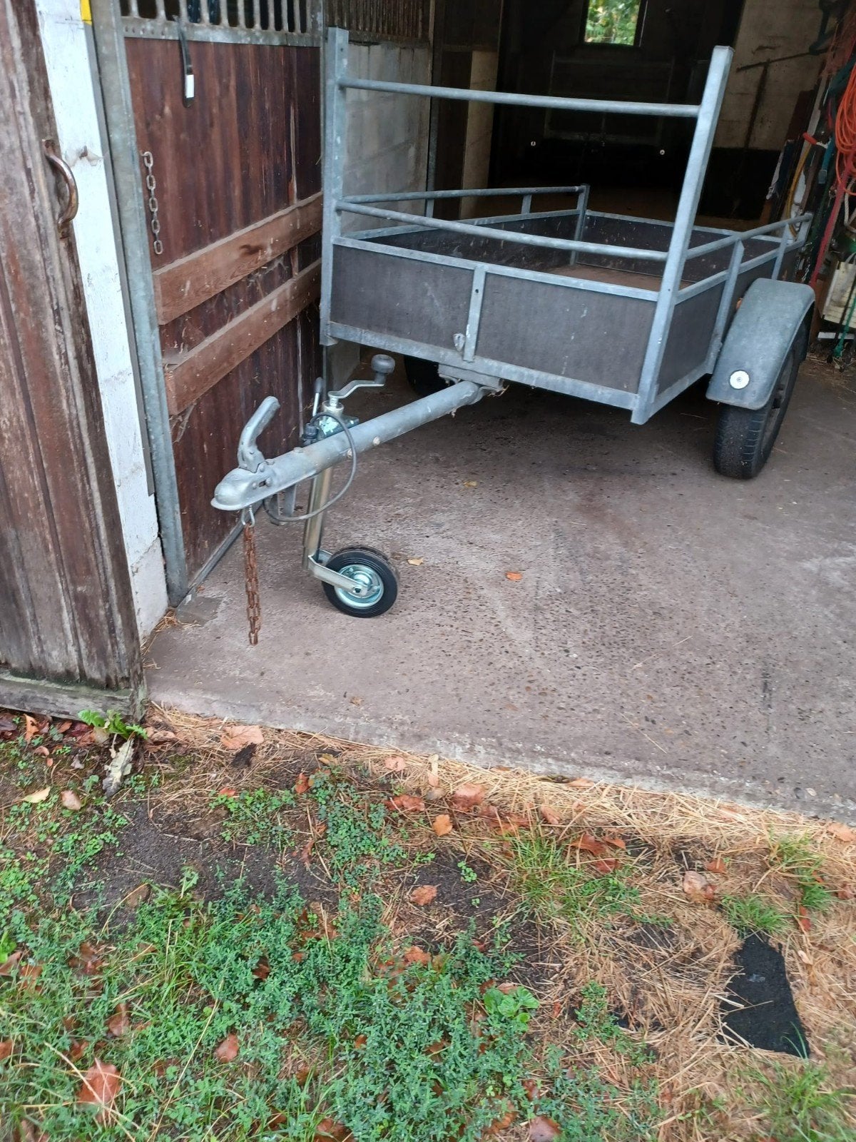 aanhangwagen, Ophalen