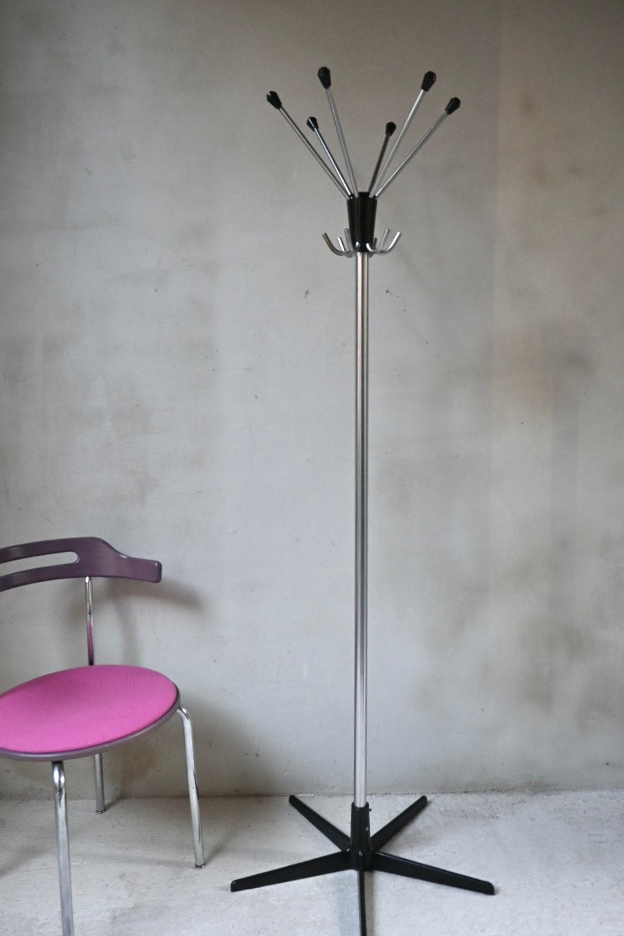 Vintage Tubax kapstok in Bauhaus-stijl jaren 60/70, Maison & Meubles, Enlèvement, Utilisé, Synthétique