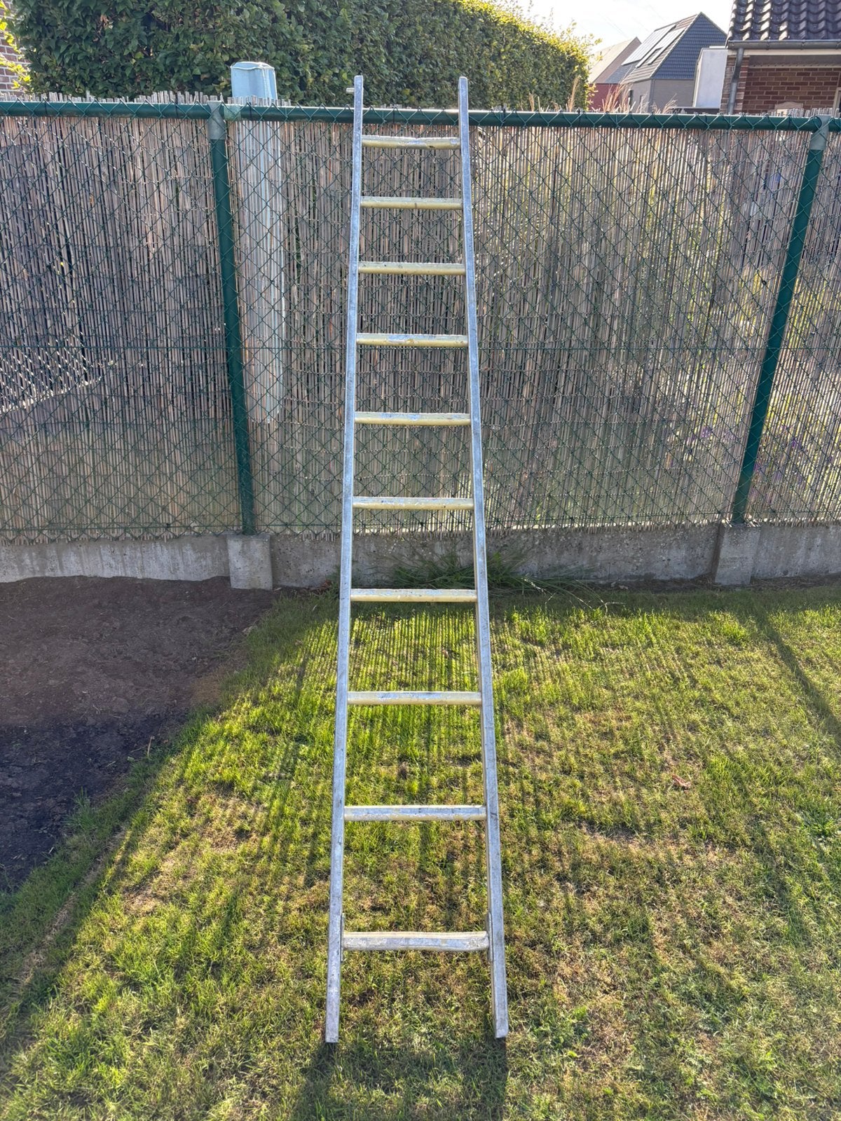 Ladder aluminium 270cm 10treden, Ophalen, Gebruikt, Ladder, 2 tot 4 meter