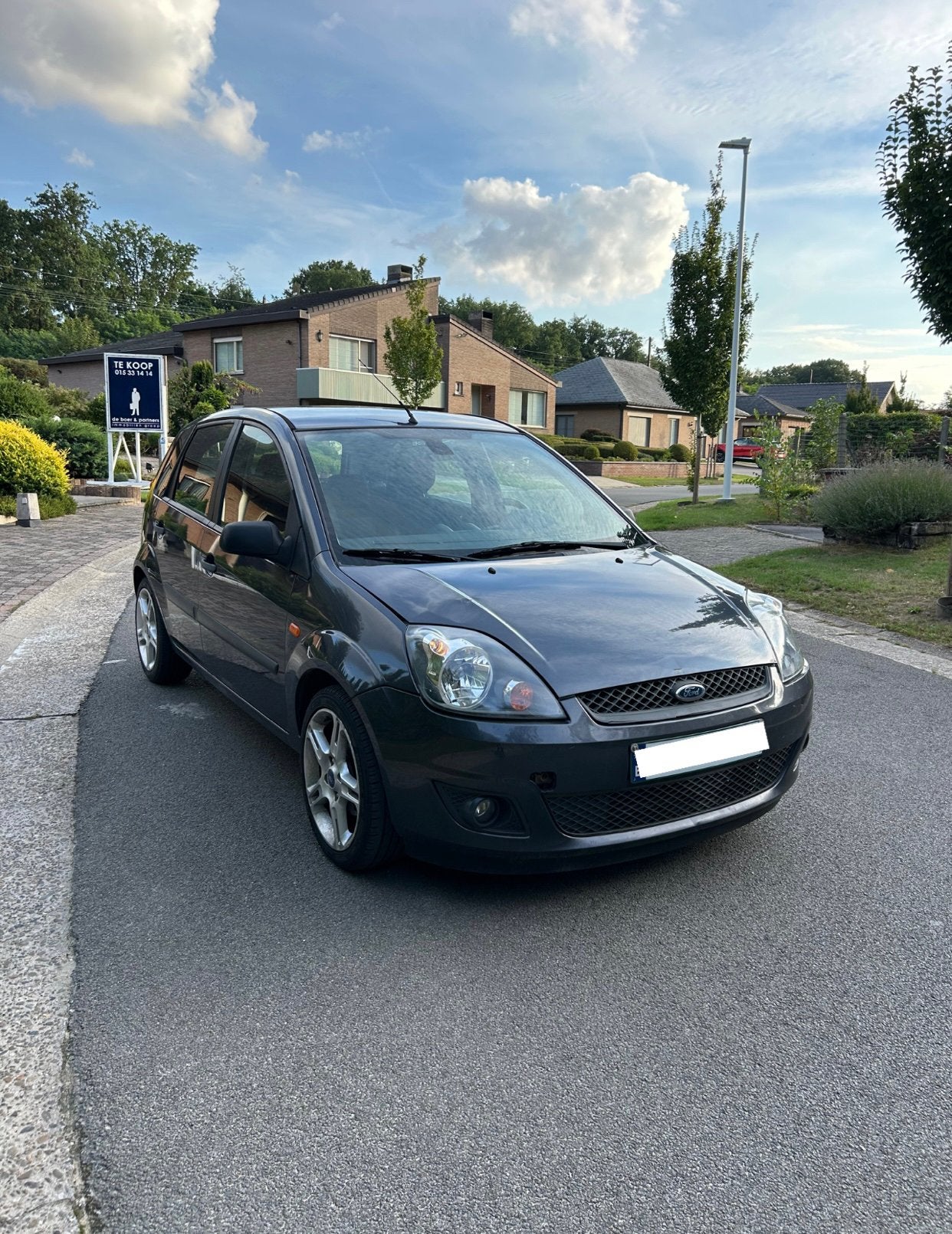 Ford Fiesta 2008, 4 deurs, Blauw, Handgeschakeld, Particulier