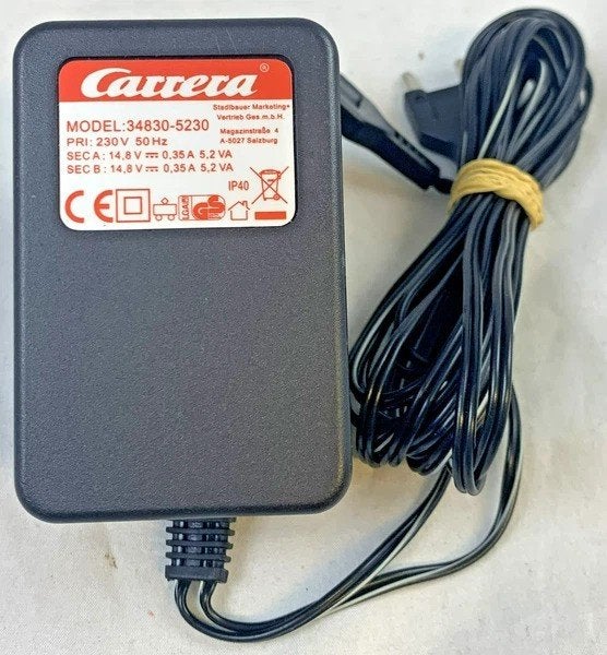 Adaptateur d'alimentation Carrera GO Transformer 34830-5230, Électrique, Carrera, Comme neuf, Circuit