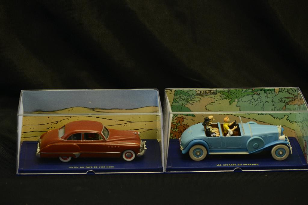 1/43 Kuifje auto's in mint conditie, Ophalen of Verzenden, Nieuw, Auto, Overige merken