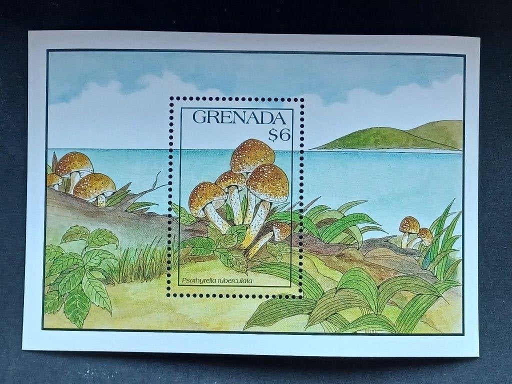 Postzegels Paddenstoelen - Grenada, Postzegels en Munten, Ophalen of Verzenden, Postfris