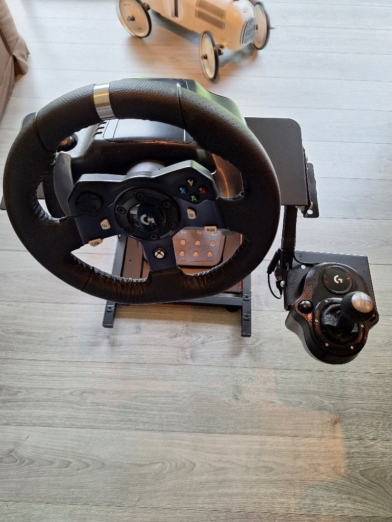 LOGITECH G920 + SHIFTER + WHEEL STAND, Ophalen, Zo goed als nieuw, Verstelbaar, Shifter