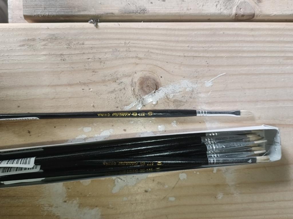 Penselen maat 0, Hobby en Vrije tijd, Schilderen, Ophalen, Nieuw