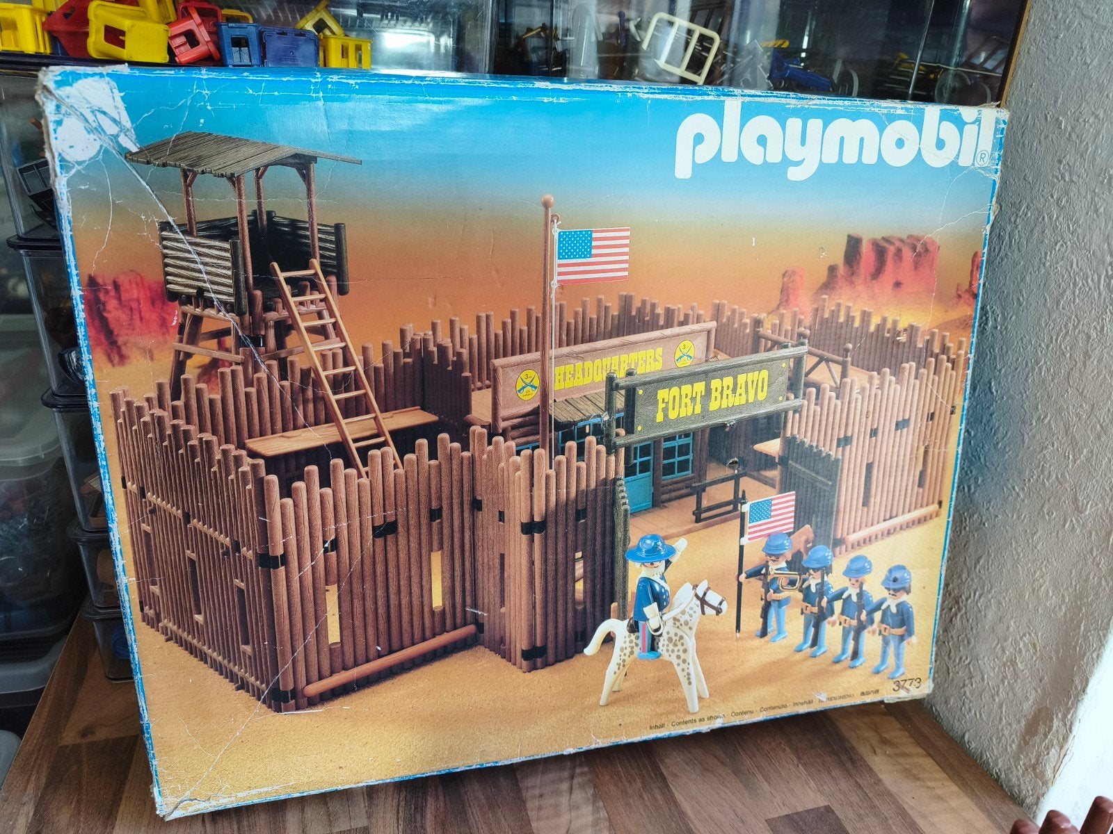 Playmobil 3773 3806 Western vintage - fort Bravo, Enlèvement ou Envoi, Autres séries, Kit complet, Utilisé
