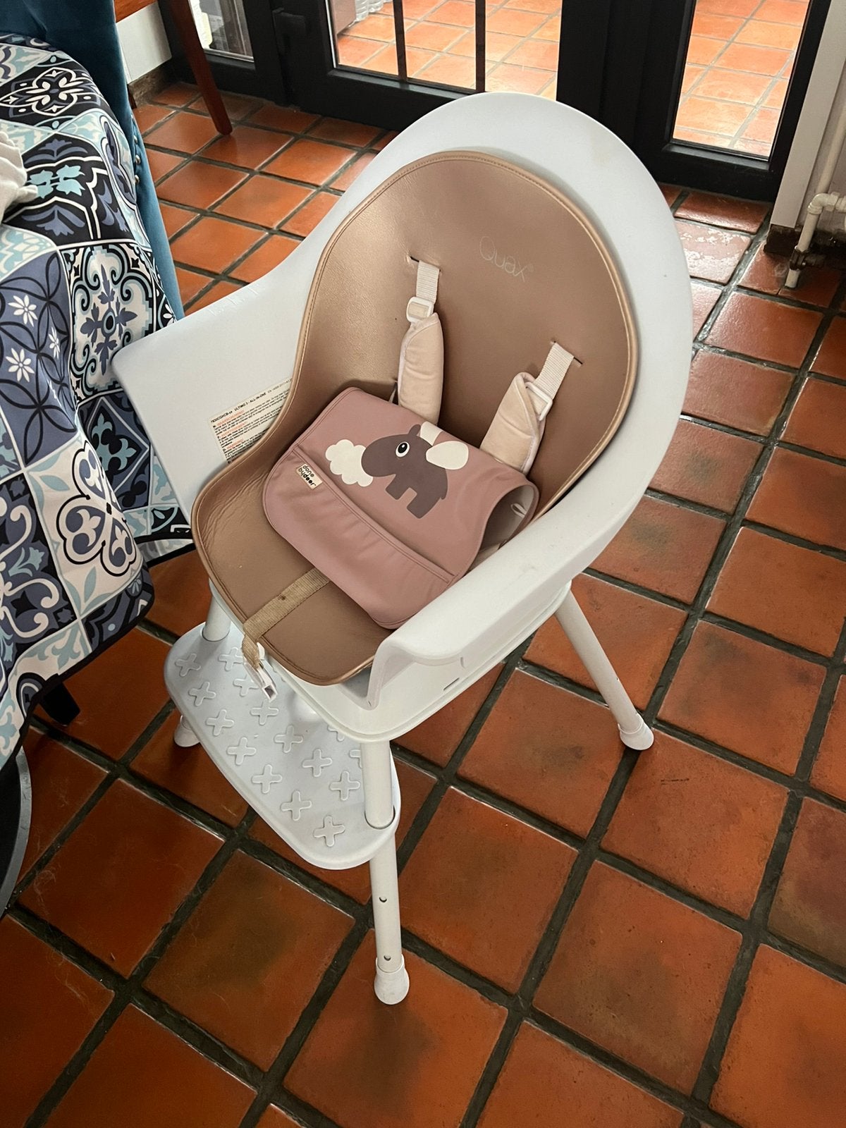 Chaise haute blanche et dore enfant, Ophalen, Gebruikt, Hangstoel