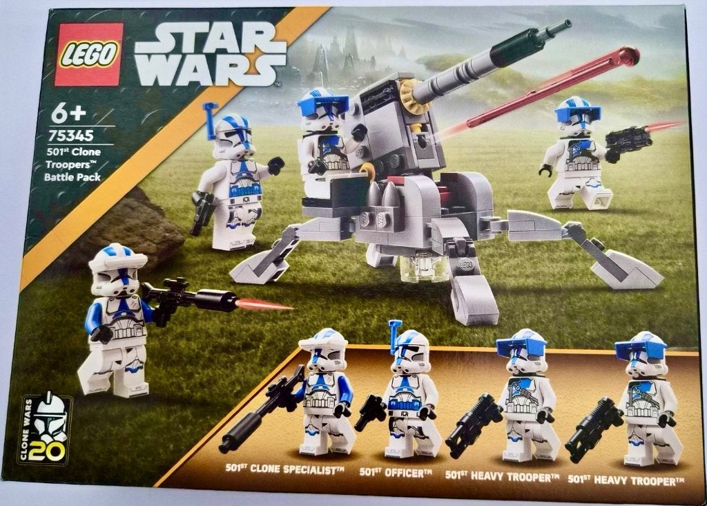 Lego Star Wars 75345 501st Clone Troopers B.Pack, Star Wars, Lego, Nieuw, Ophalen of Verzenden