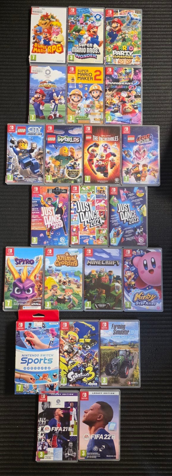 NINTENDO SWITCH SPELLETJES IN NIEUWSTAAT!!, Ophalen of Verzenden, Zo goed als nieuw, Sport, 3 spelers of meer