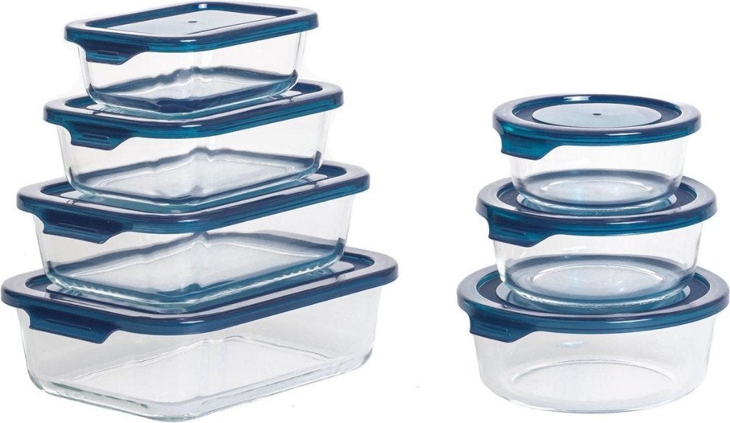 Sareva Ovenschalen - Cook & Fresh- 7-delig, Maison & Meubles, Cuisine | Casseroles & Poêles, Neuf, Casserole, Bidon ou Boîte, Verre