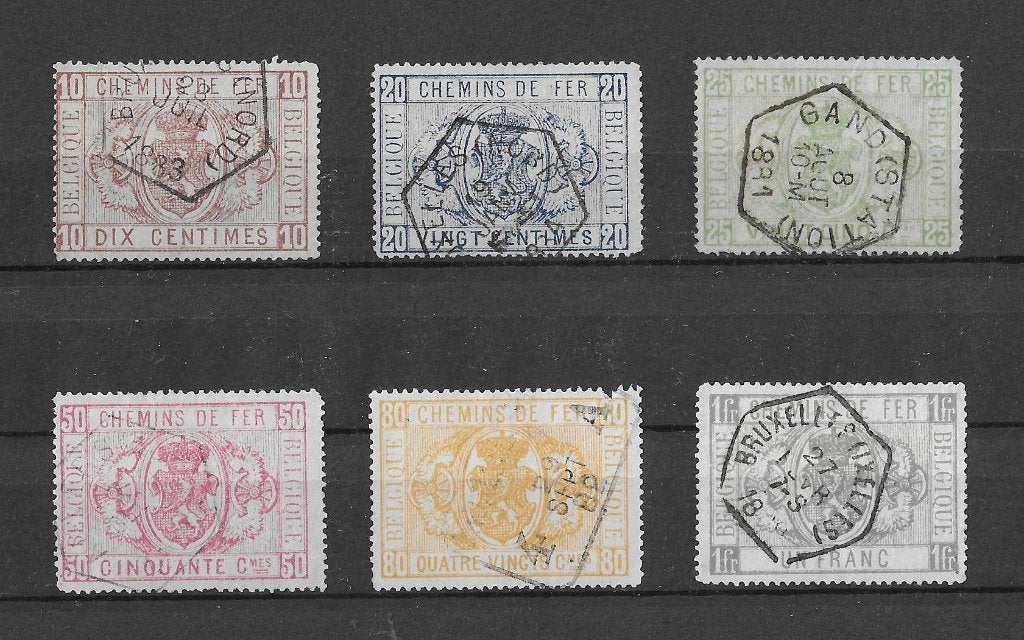 Timbres de Belgique - TR 1/6, Envoi, Oblitéré