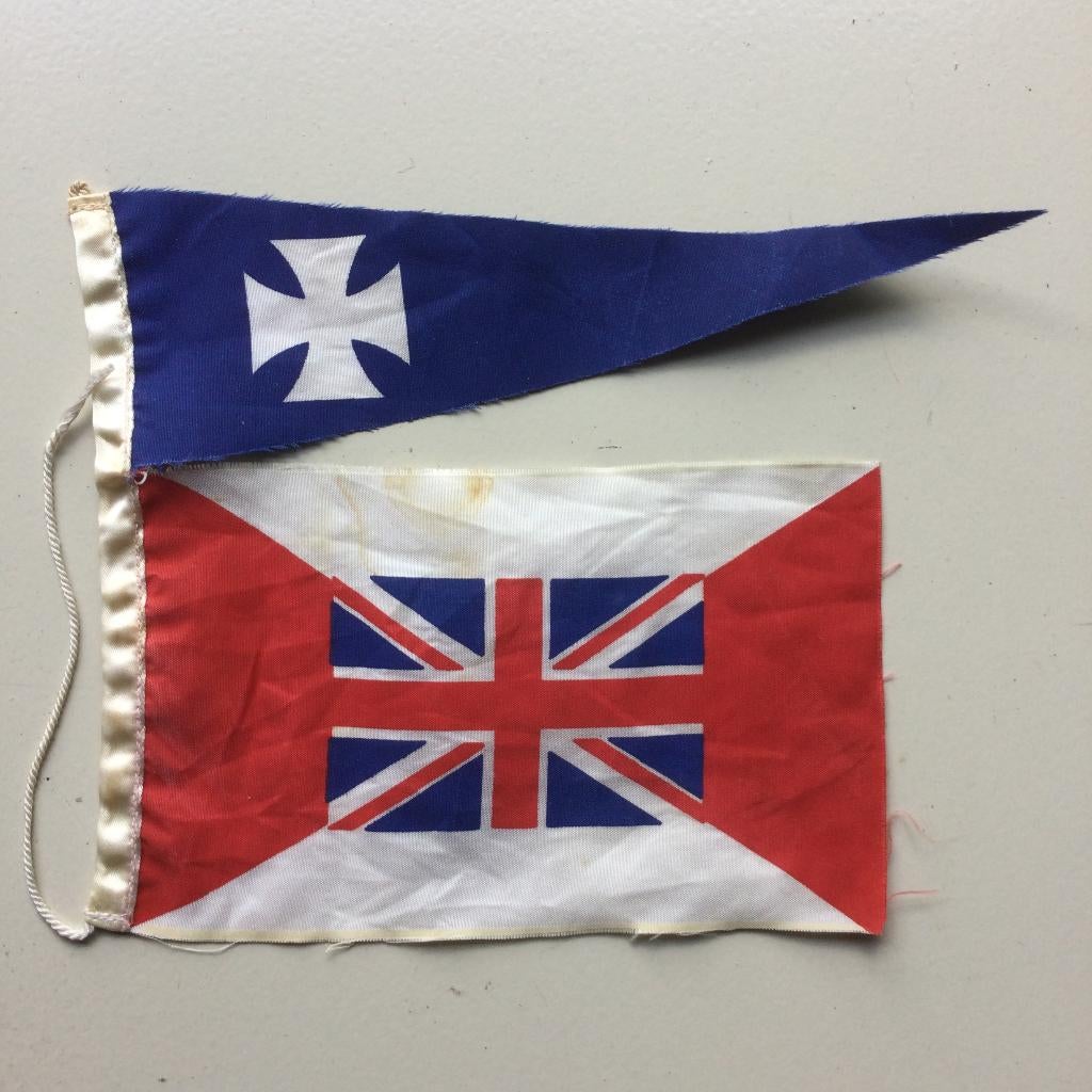 Antieke house vlag Glen Line LTD London, Antiek en Kunst, Ophalen of Verzenden