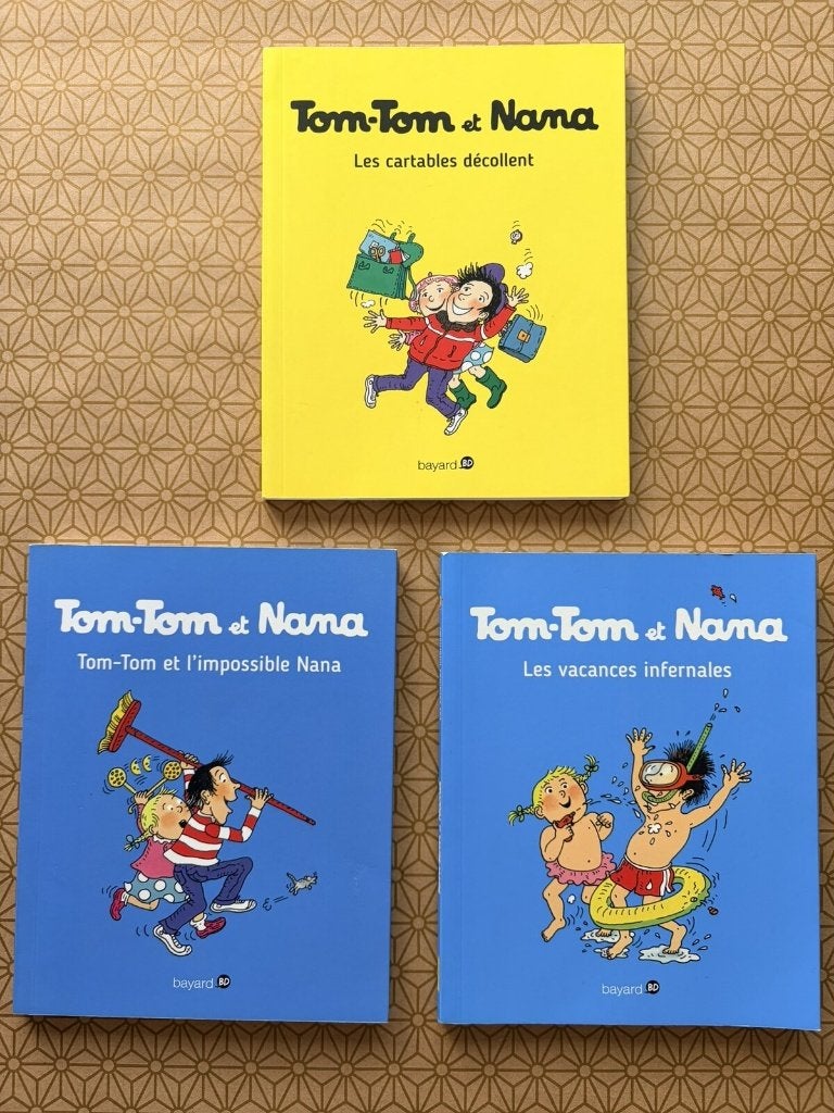 Lot de 3 Tom-Tom et Nana – BD jeunesse, Livres, Garçon ou Fille, Fiction général, Enlèvement, Utilisé