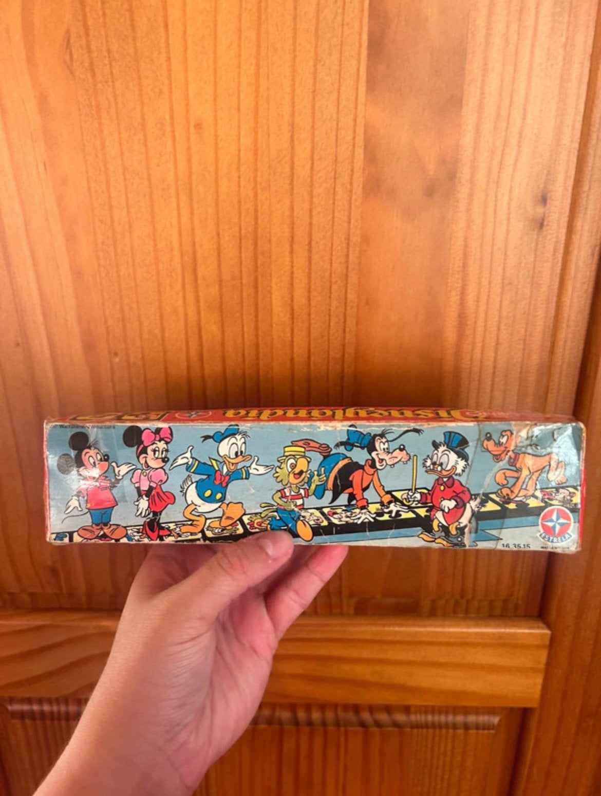 Vintage Disney domino – Disneylandia – Estrela Brazilië, Verzamelen, Disney, Ophalen of Verzenden, Gebruikt
