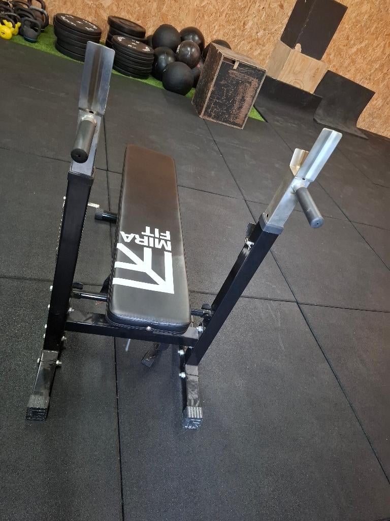 Banc de développé couché pliable, Ophalen, Ligfiets, Benen, Mira Ft