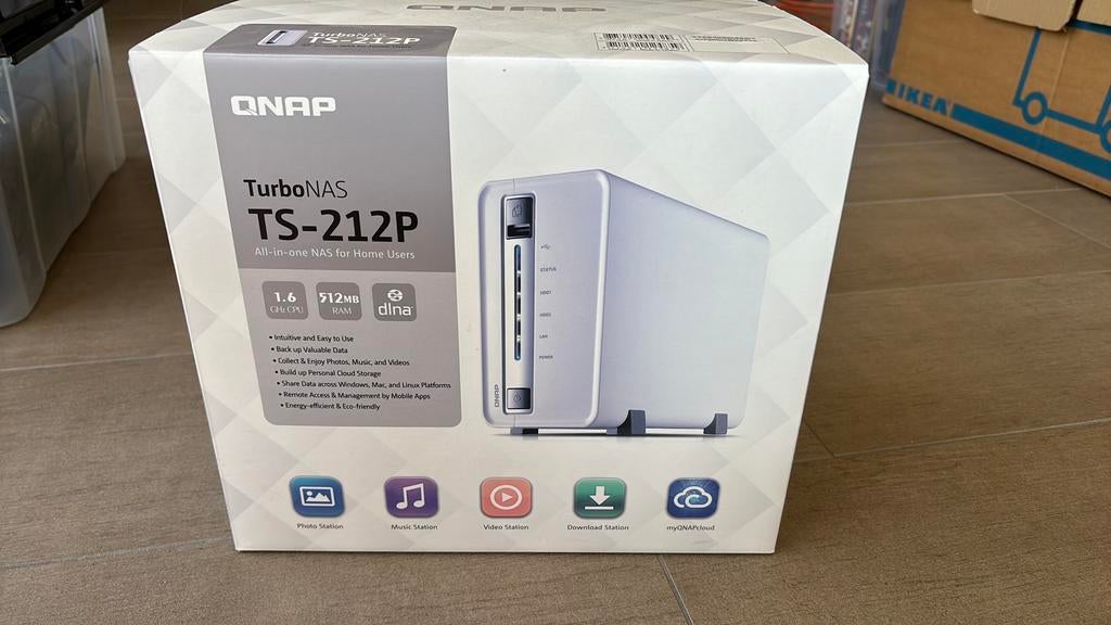 Qnap TS-212p, Computers en Software, NAS, Ophalen, Nieuw