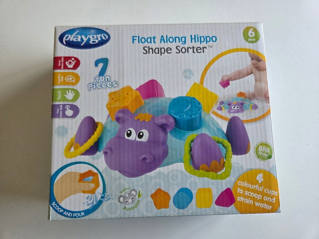 Badspeelgoed Nijlpaard Vormpjes, Ophalen of Verzenden, Zo goed als nieuw, Speelgoedset