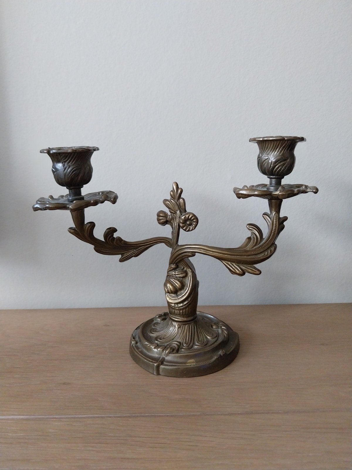 Bronzen kandelaar, Antiek en Kunst, Antiek | Kandelaars, Ophalen