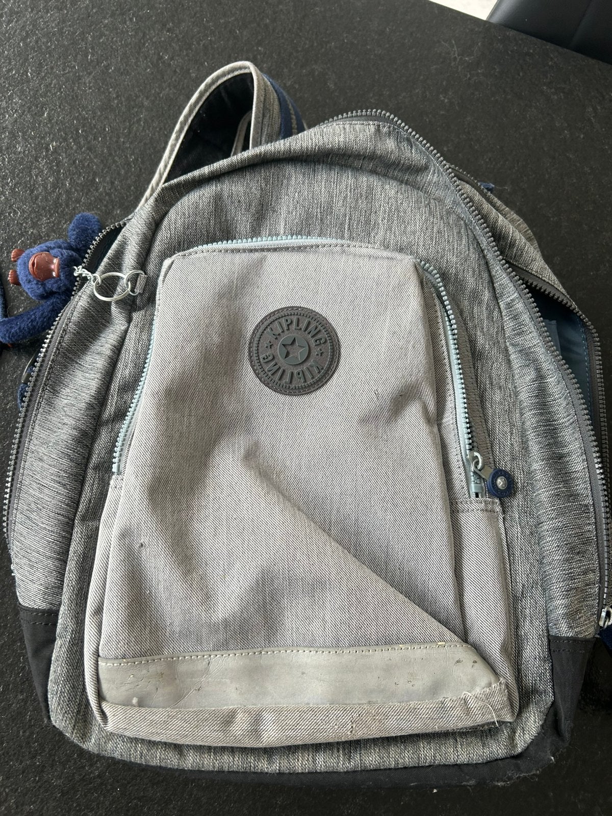 Boekentas met rugzak, Bijoux, Sacs & Beauté, Sacs | Sacs à dos, Enlèvement ou Envoi, Utilisé, Kipling