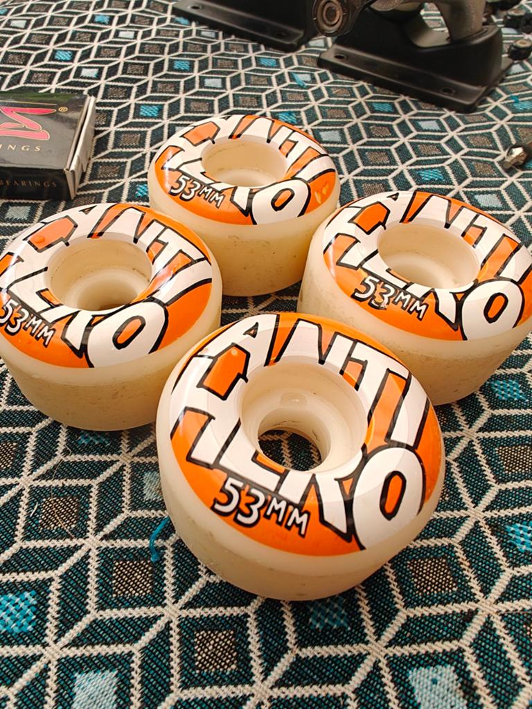 53 mm skateboard wieltjes skate board, Sport en Fitness, Skateboarden, Ophalen, Skateboard