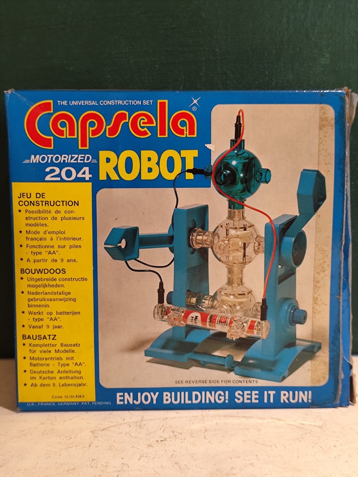 Capsela robotonderdelen vintage game HS incompleet, Ophalen of Verzenden
