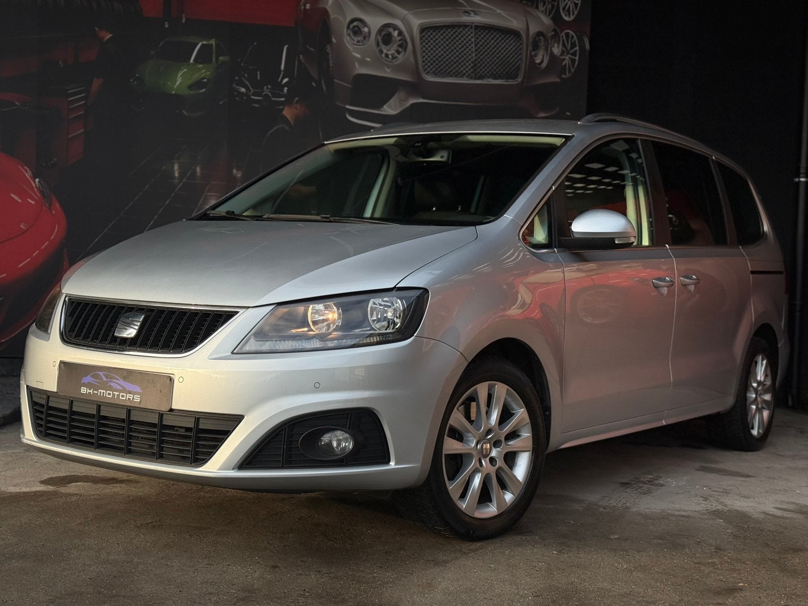 Seat Alhambra 2.0 TDI 7 plaats, Autos, Achat, Entreprise, 7 places, Noir