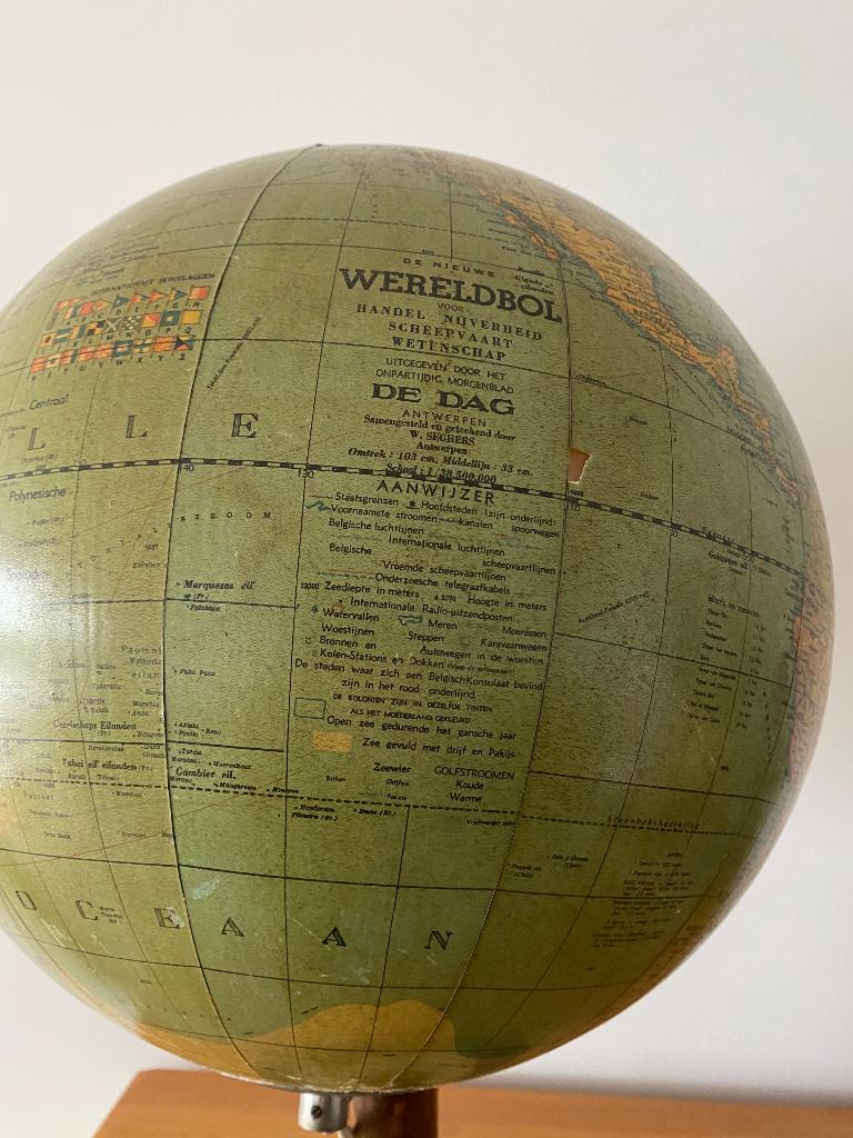 Wereldbol, Antiquités & Art, Curiosités & Brocante, Enlèvement