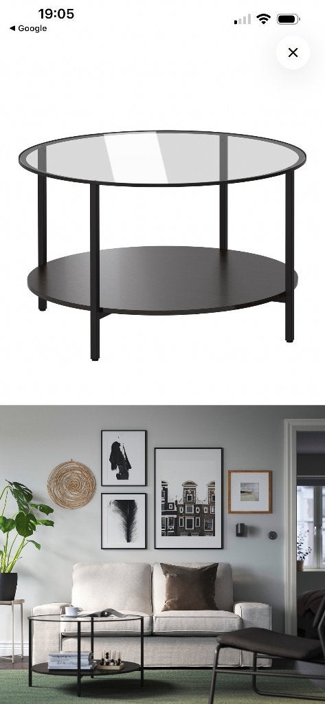 Ronde salontafel, Huis en Inrichting, Ophalen, 50 – 75, 50 tot 100 cm, Rond