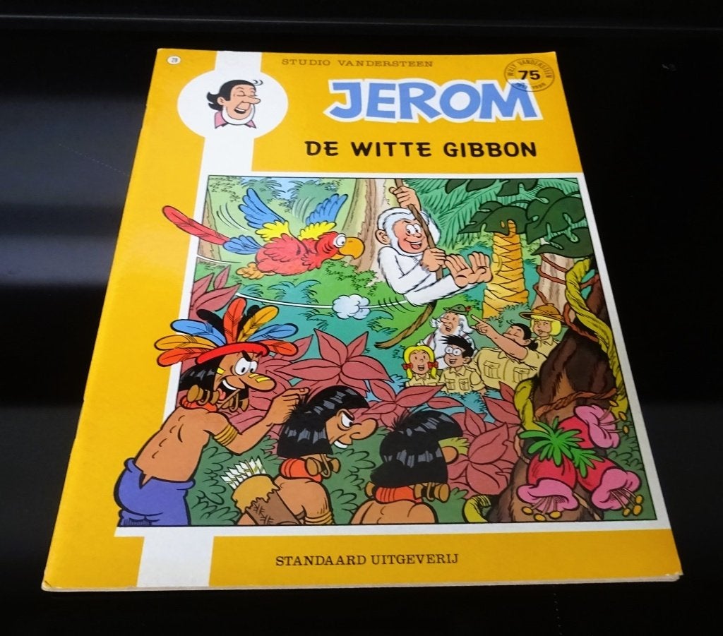 Jerom - 28.  De witte gibbon - 1e druk - 1988, Boeken, Ophalen of Verzenden