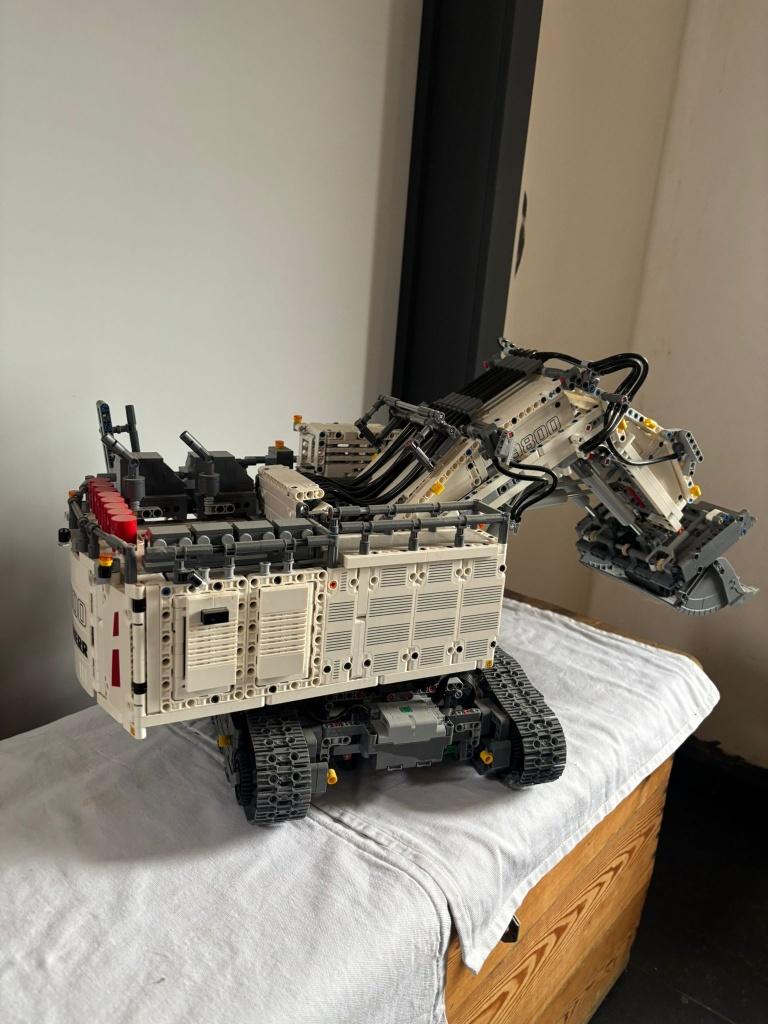 42100 - LEGO TECHNIC LIEBHERR R9800 Graafmachine, Ophalen, Compleet, Lego, Zo goed als nieuw