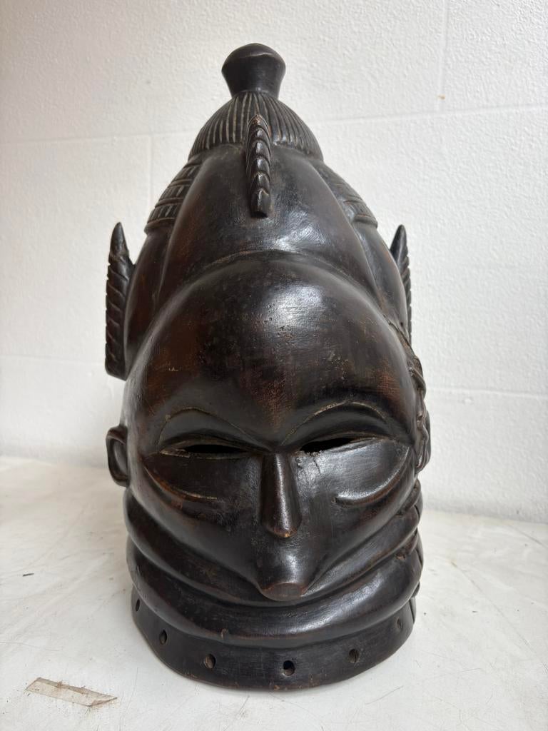 Sowei Sande helmmasker - Mende Gola/ Sierra Leone, Ophalen
