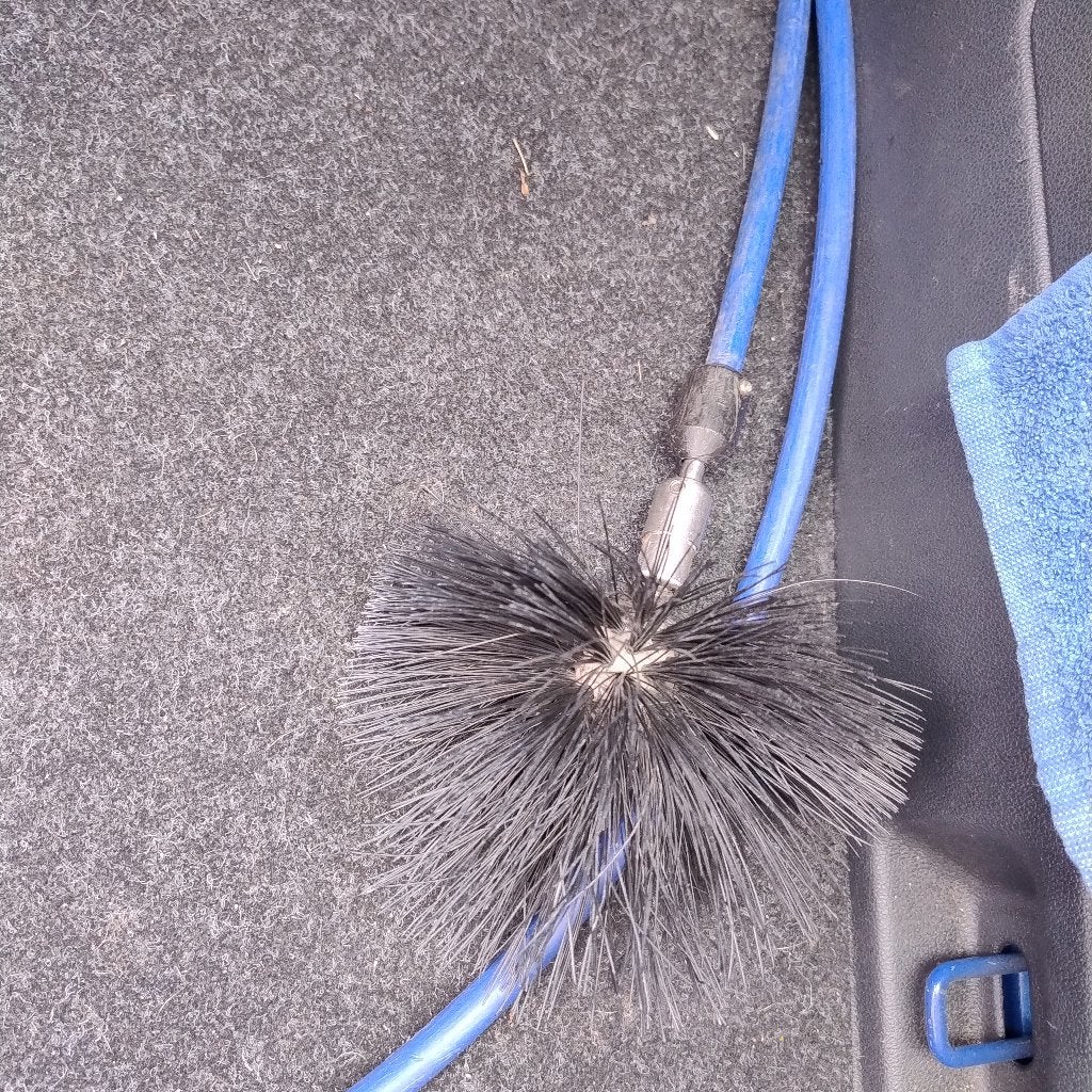 Roterende kabel met borstel ( schoorsteen of kanalen), Ophalen, Overige materialen, Bochten, 2 tot 4 meter