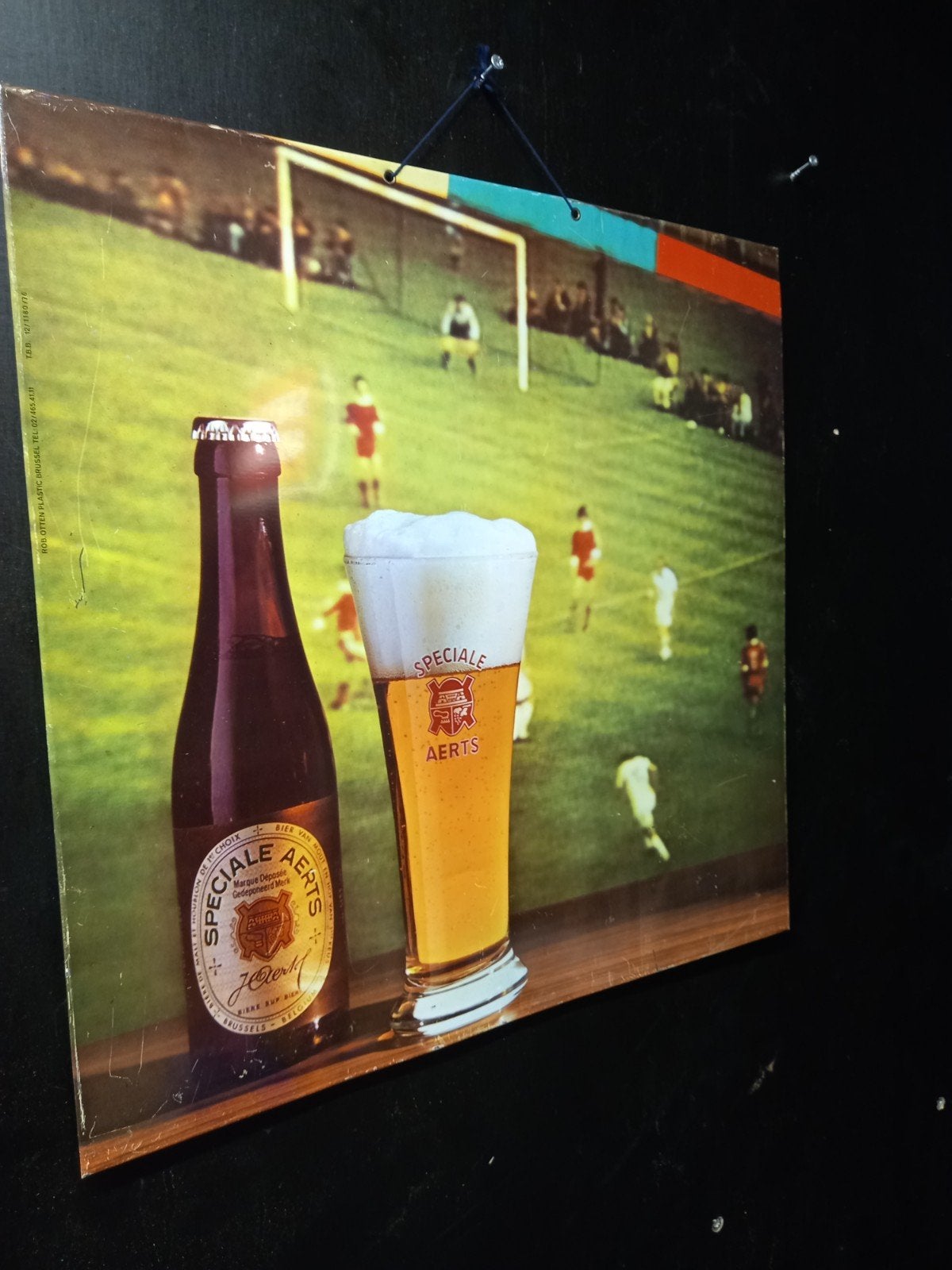 Miroir publicitaire Vintage Spéciale Aerts — football — 1976, Enlèvement