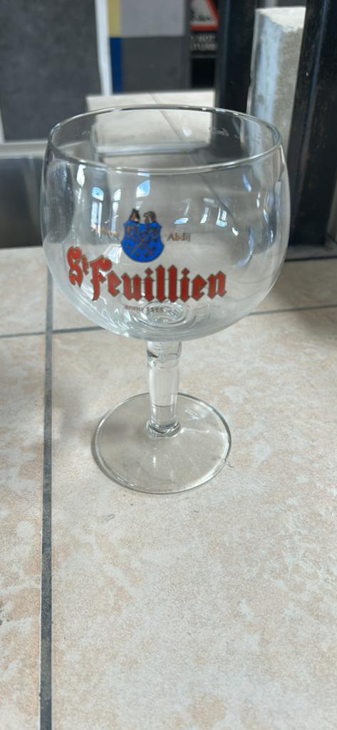 Lot de 4 verres st feuillien, Collections, Enlèvement, Comme neuf