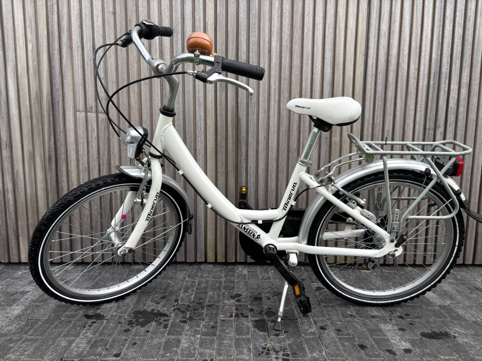 Kinderfiets 20 inch minerva, Ophalen, Gebruikt, Velgrem, 16 tot 20 inch