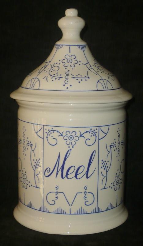 BOCH FRERES POT FARINE/FARINE DECOR COPENHAGUE, VERS 1985, Enlèvement ou Envoi