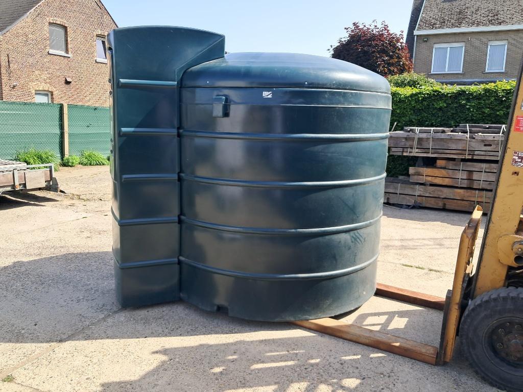 dieseltank 5000 liter dubbelwandig met pompinstallatie, Enlèvement