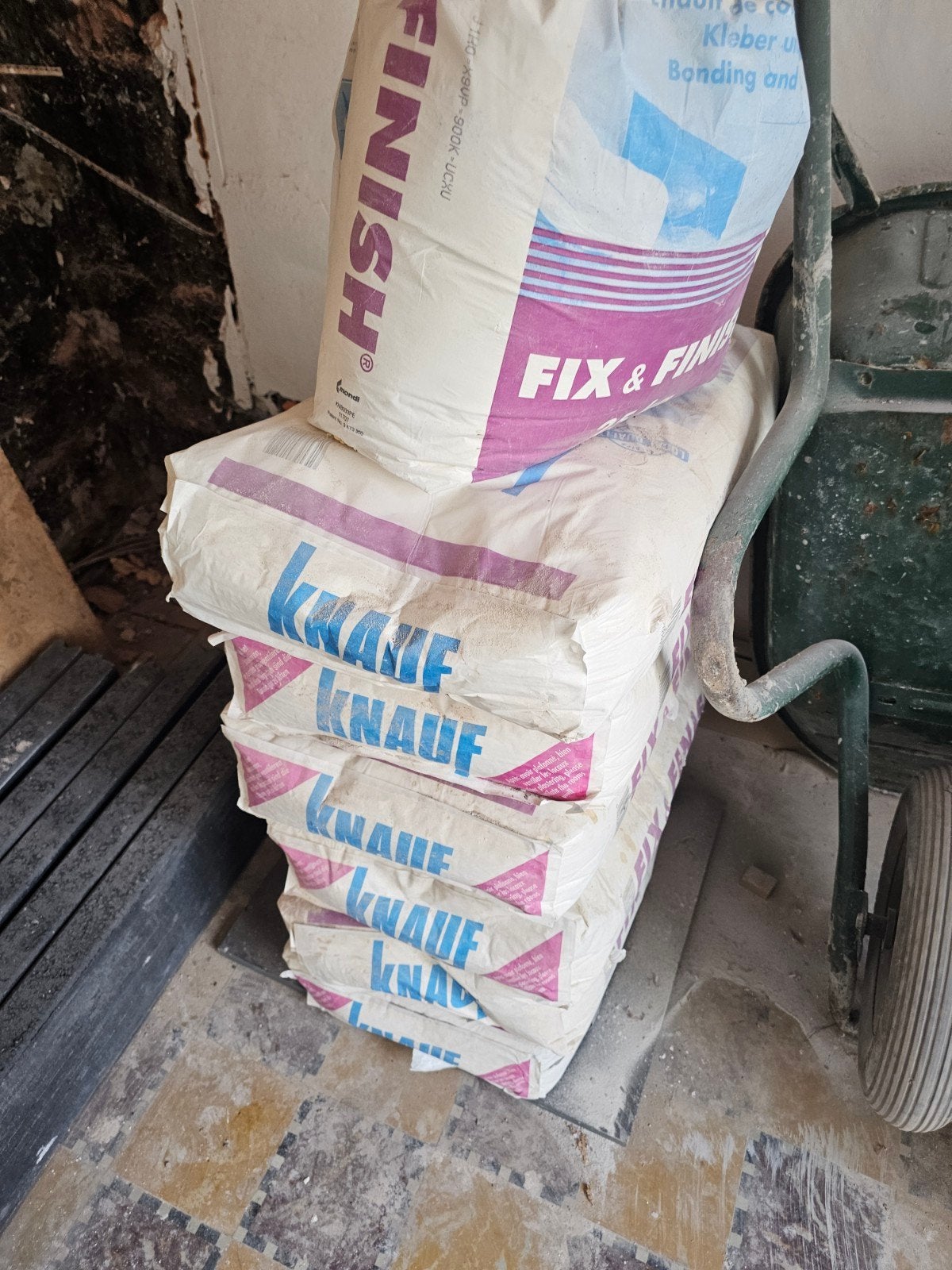 knauf fix finish, Doe-het-zelf en Bouw, Ophalen of Verzenden