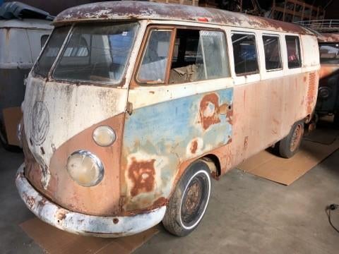 vw duitse spijlbus 11 ramen 1966 laswerken gedaan 20000€, Auto's, Oldtimers, Particulier, Volkswagen, Benzine, Ophalen