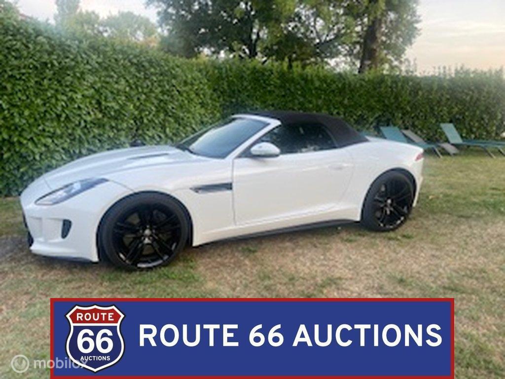 Jaguar F-Type S V8 | 2014 | Route 66 Auctions, Auto's, Jaguar, Zwart, Bedrijf, Handgeschakeld, Overige carrosserie