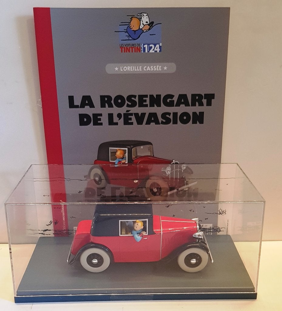Les véhicules de Tintin 1/24 « LA ROSENGART DE L'EVASION », Collections, Envoi, Tintin, Neuf, Statue ou Figurine