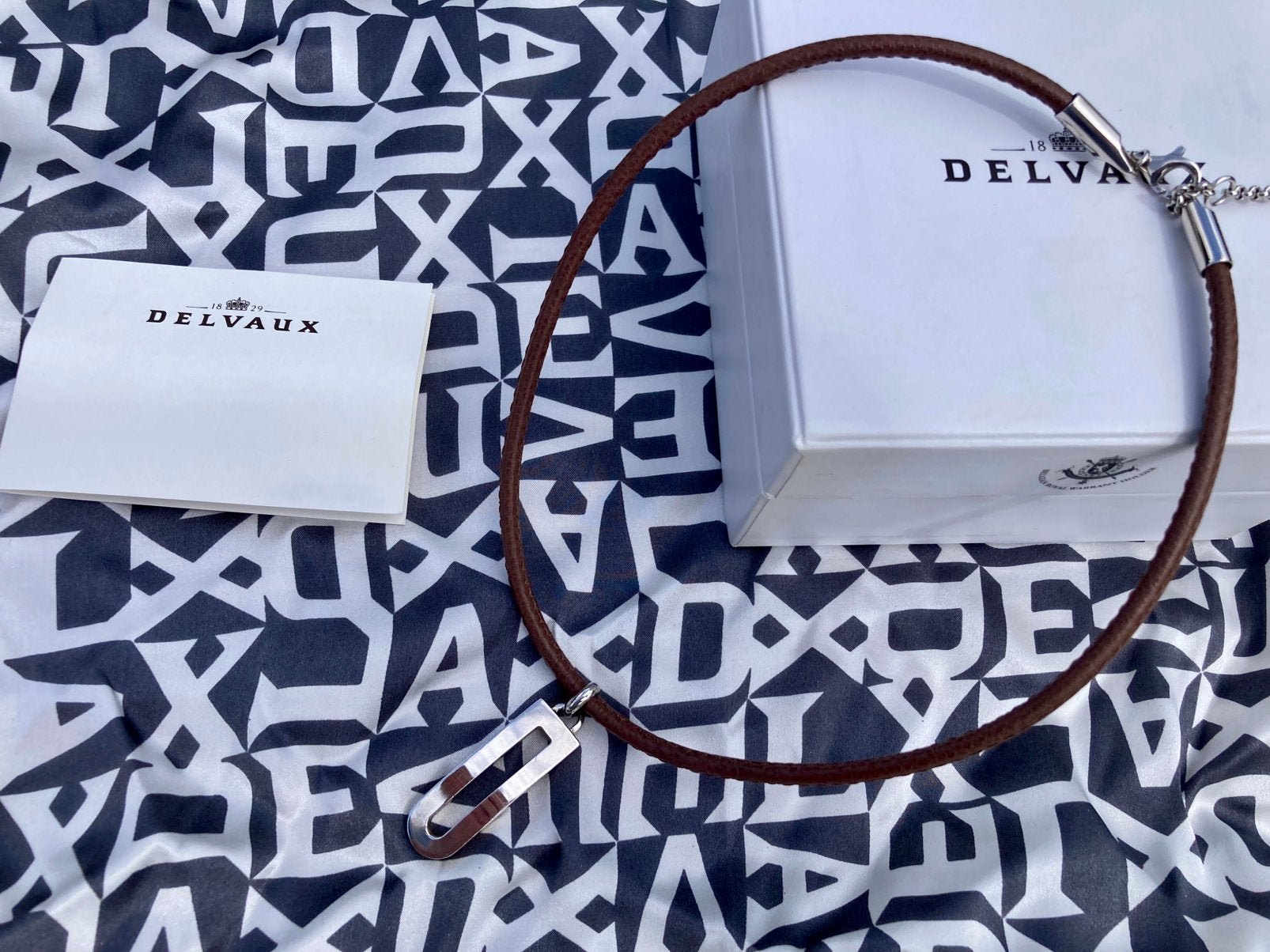 Collier Delvaux Declic authentique, Ophalen, Overige materialen, Verstelbaar, Overige kleuren